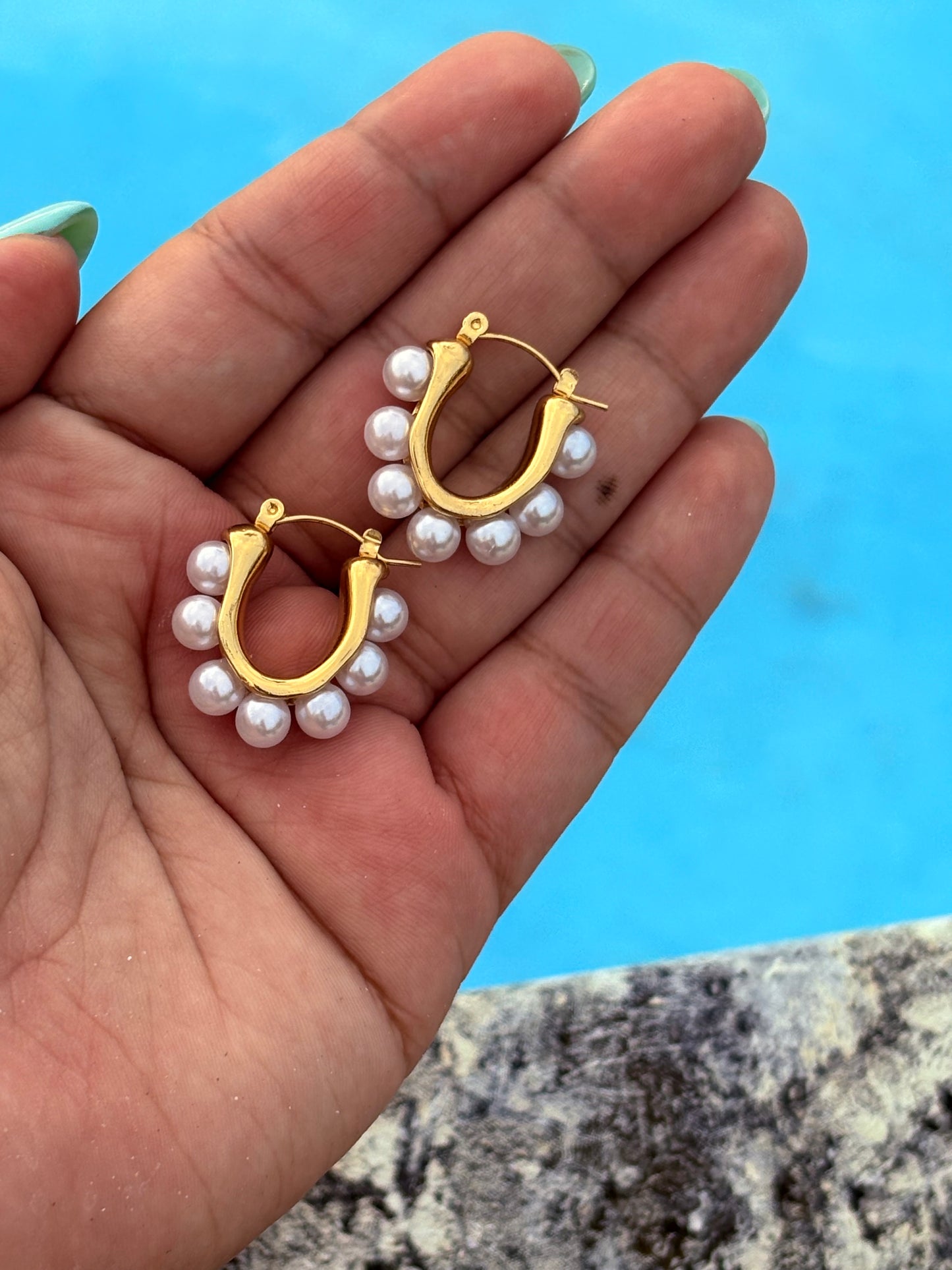 Perlas del Caribe Earrings
