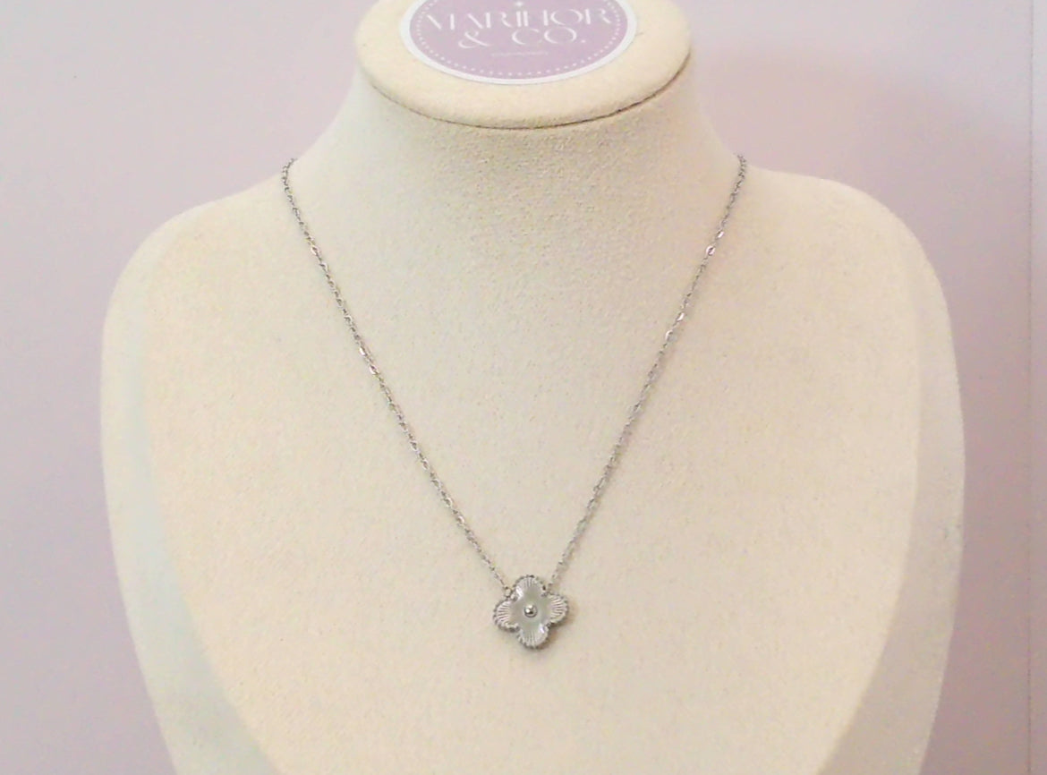 Silver Clover Set