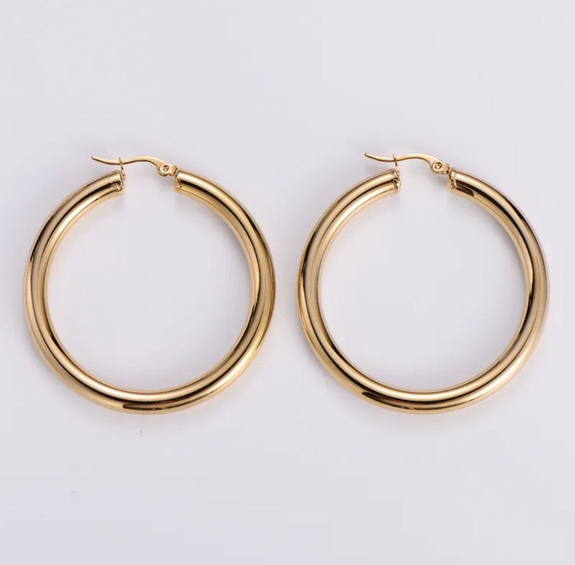 Gold Classic Hoops