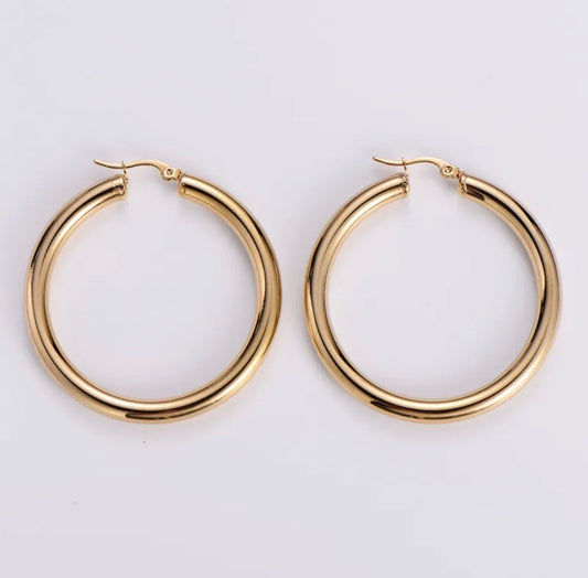 Gold Classic Hoops