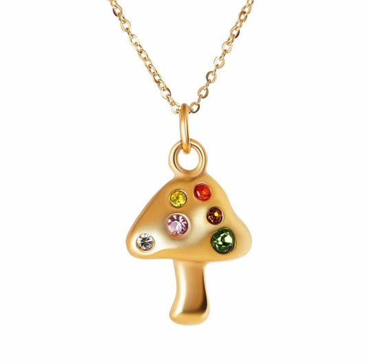 Mushroom Necklace